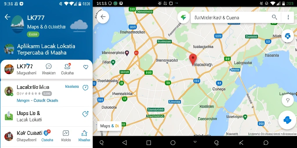 Antarmuka LK777 yang jelas dan fungsional untuk pelacakan lokasi.
