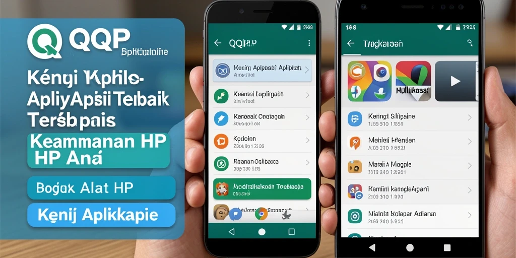 Screenshot antarmuka aplikasi QQRP yang menunjukkan penguncian aplikasi.