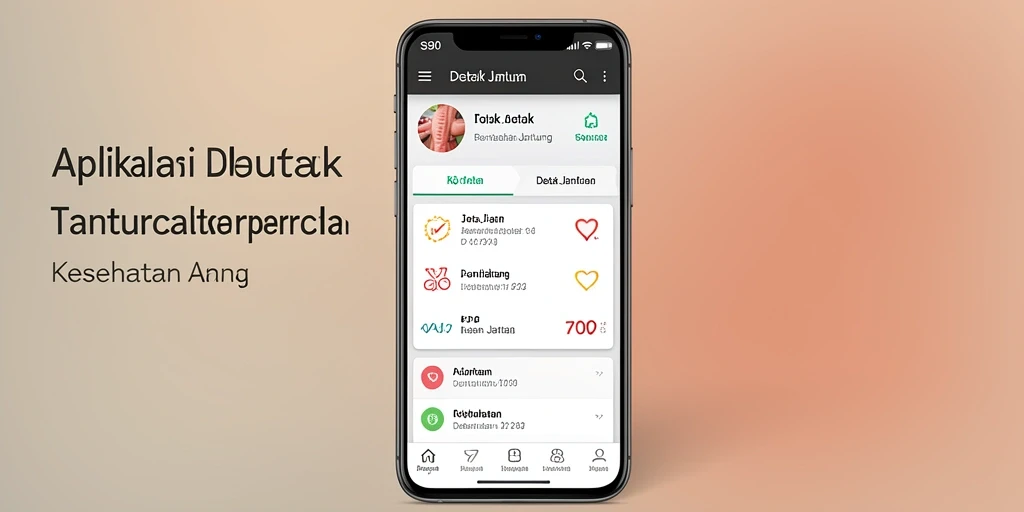 Antarmuka S80 yang menampilkan pengukuran detak jantung.